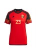 Fotbalové Dres Belgie Michy Batshuayi #23 Dámské Domácí Oblečení MS 2022 Krátký Rukáv